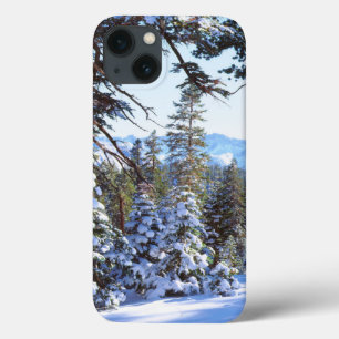 Schneebedeckte Rottannen in der High Sierra 2 Case-Mate iPhone Hülle
