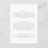 Schneebedeckte Skipisten Lounge in Liebe Begleitkarte (Rückseite)