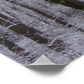 Schneebedeckte Wälder Winterlandschaft Fotografie Poster (Ecke)