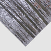 Schneebedeckte Wälder Winterlandschaft Fotografie Seidenpapier (Ausschnitt)