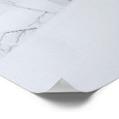 Schneebedeckte Waldwunder Poster (Ecke)