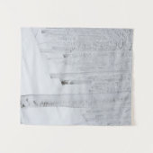 Schneebedeckte Waldwunder Wandteppich (Vorderseite (Horizontal))