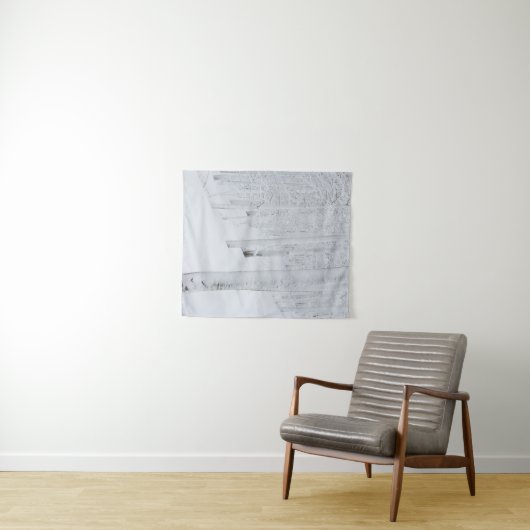 Schneebedeckte Waldwunder Wandteppich (Beispiel (Horizontal))