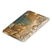 Schneebedeckte Weihnachtsstraßen in der Innenstadt Magnet (Linke Seite)