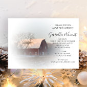 Schneebedeckte Winterlandschaft Einladung