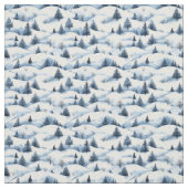 Schneebedeckte Winterlandschaft Stoff (Muster)