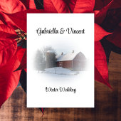 Schneebedeckte Winterlandschaftssonne Einladung