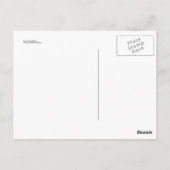 Schneebedeckter Baum Postkarte (Rückseite)