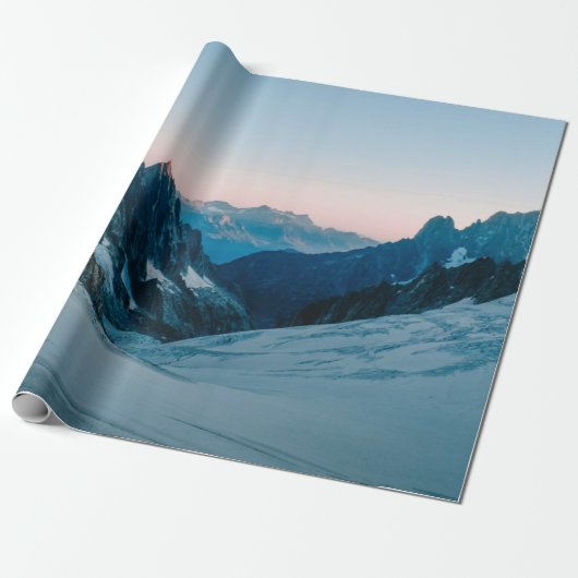SCHNEEBEDECKTER BERG GESCHENKPAPIER (Ungerollt)