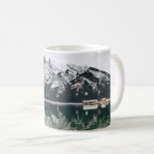 Schneebedeckter Berg Kaffeetasse (VorderseiteRechts)