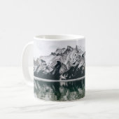 Schneebedeckter Berg Kaffeetasse (Vorderseite Links)