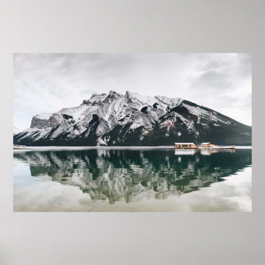 SCHNEEBEDECKTER BERG POSTER (Vorne)