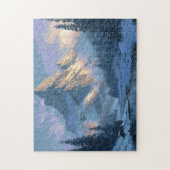 Schneebedeckter Berg Puzzle (Vertikal)