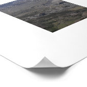 Schneebedeckter Berg St. Helens Vulkan Landschaft Poster (Ecke)