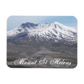Schneebedeckter Berg St Helens Vulkan Magnet (Horizontal)