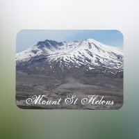 Schneebedeckter Berg St Helens Vulkan