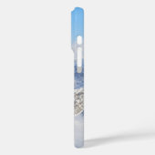 Schneebedeckter Berg unter brillantem blauen Himme Case-Mate iPhone Hülle (Rückseite / Links)
