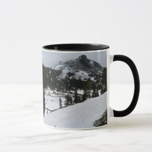 Schneebedeckter Ellery Lake Kalifornien Winterland Tasse