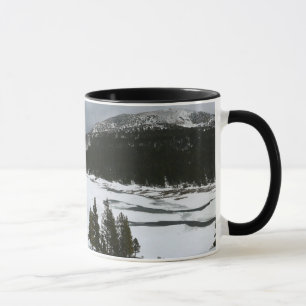 Schneebedeckter Ellery Lake Kalifornien Winterland Tasse
