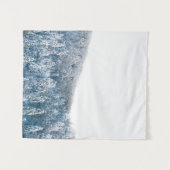 Schneebedeckter Fichtenwald Wandteppich (Vorderseite (Horizontal))