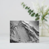 Schneebedeckter Fuji Gipfelweg Postkarte (Stehend Vorderseite)