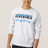Schneebedeckter Geocacher Sweatshirt (Vorderseite)