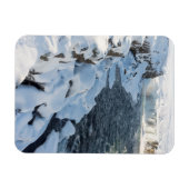 Schneebedeckter Godafoss-Wasserfall Magnet (Horizontal)