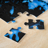 Schneebedeckter junger Spruce-Baum Puzzle (Seite)