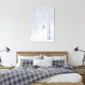 Schneebedeckter Wald Winterwunderland Leinwanddruck (Insitu (Schlafzimmer))
