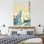 Schneebedeckter Winterberg Leinwanddruck (Insitu (Schlafzimmer))