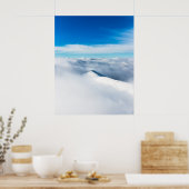 Schneebedeckter Winterberg Poster (Küche)
