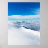 Schneebedeckter Winterberg Poster (Vorne)