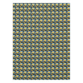 Schneebedeckter Winterwaldberg Tischdecke (Vorderseite)