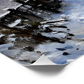 Schneebedecktes Argenteuil Poster (Ecke)