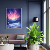 schneebedecktes Poster