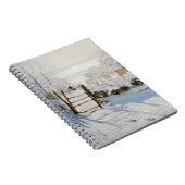 Schneebedecktes WinterlichtNotebook Notizblock (Rechte Seite)