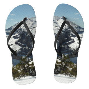 Schneebedeckungen des Grand Teton Mountains II Fot Badesandalen