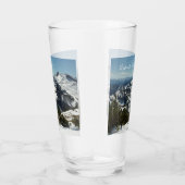 Schneebedeckungen des Grand Teton Mountains II Fot Glas (Rechts)