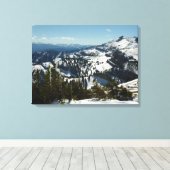 Schneebedeckungen des Grand Teton Mountains II Fot Leinwanddruck (Insitu (Holzboden))