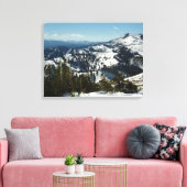 Schneebedeckungen des Grand Teton Mountains II Fot Leinwanddruck (Insitu (Wohnzimmer))