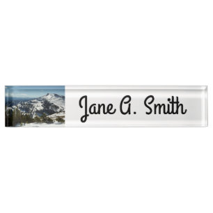 Schneebedeckungen des Grand Teton Mountains II Fot Namensplakette