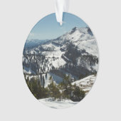 Schneebedeckungen des Grand Teton Mountains II Fot Ornament (Vorderseite)