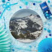 Schneebedeckungen des Grand Teton Mountains II Fot Pappteller (Party)