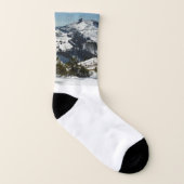 Schneebedeckungen des Grand Teton Mountains II Fot Socken (Rechts - Außen)