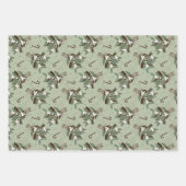 Schneebeeren Geschenkpapier Set (Vorderseite)