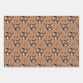 Schneebeeren Geschenkpapier Set (Vorderseite)