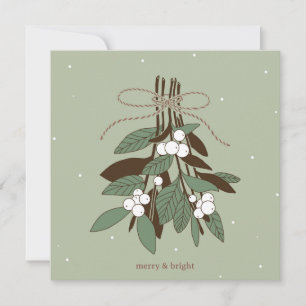 Schneebeeren. Karte.