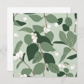 Schneebeeren. Karte. (Vorne/Hinten)