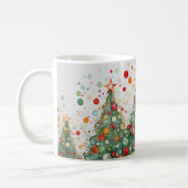 Schneebeete Pine Tree Winterlandschaft Kaffeetasse (Links)