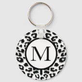 Schneebelicht mit benutzerdefinierter Monogram Schlüsselanhänger (Vorderseite)
